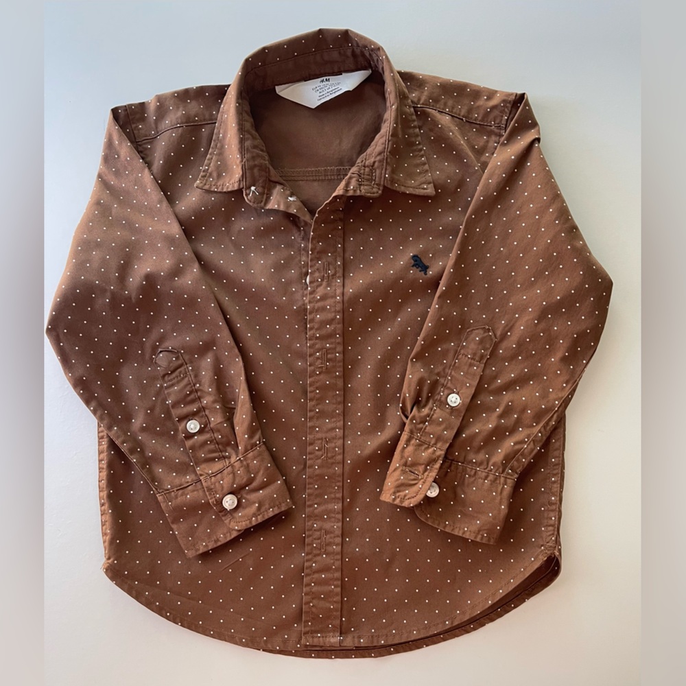 H&M Toddler Boy Brown  Shirt